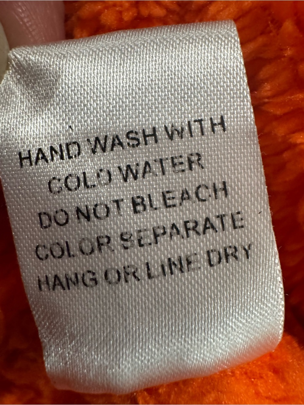 BiBi Orange and Pink Sherpa Pullover - Picture 5 of 5